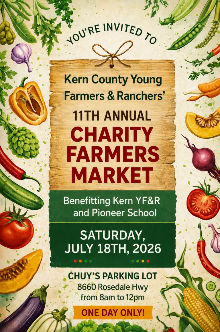 Young Farmers & Ranchers Farmers Market flier